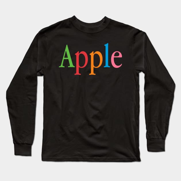 Apple Long Sleeve T-Shirt by Atzon